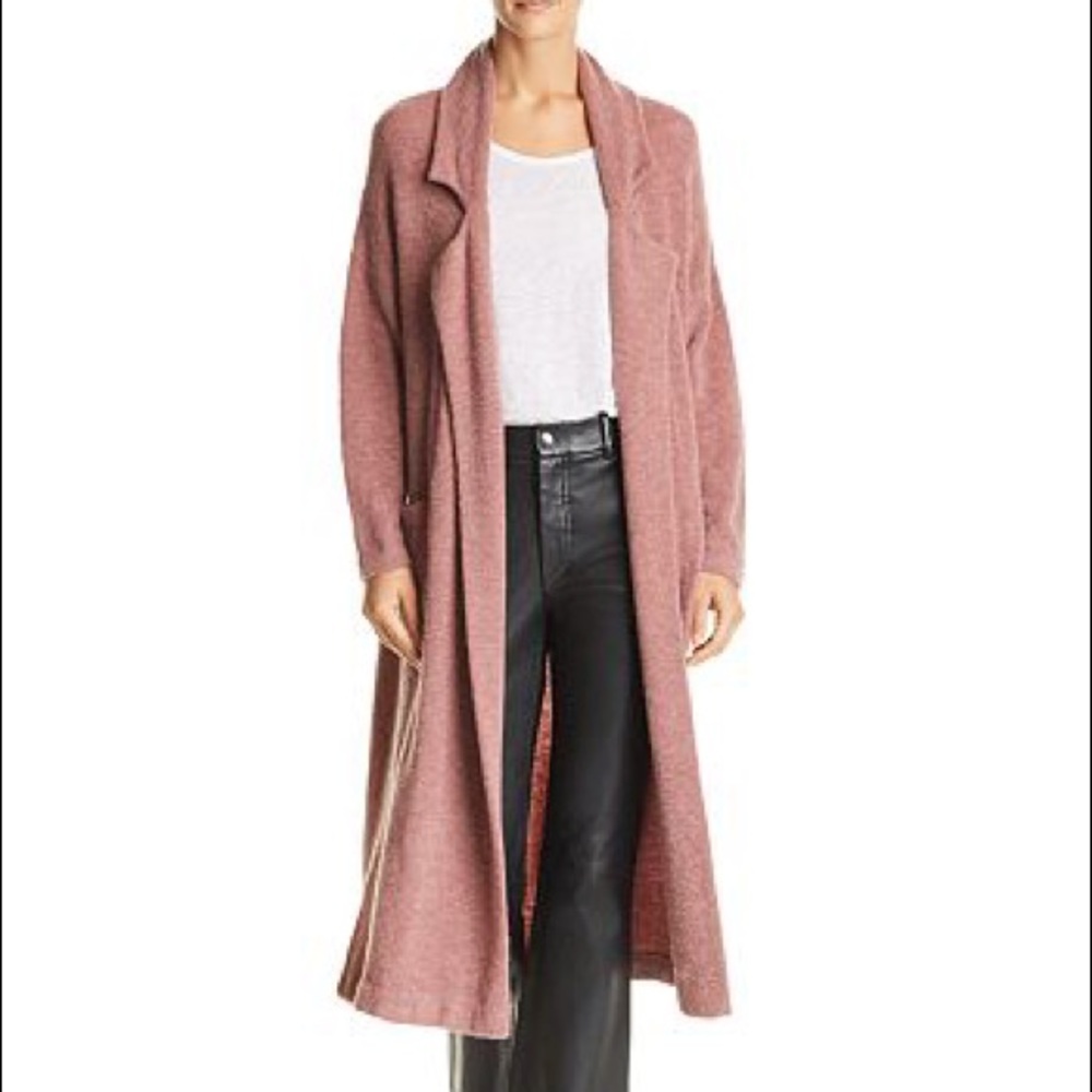 Michelle Mason Cozy Knit Duster Cardigan Coat